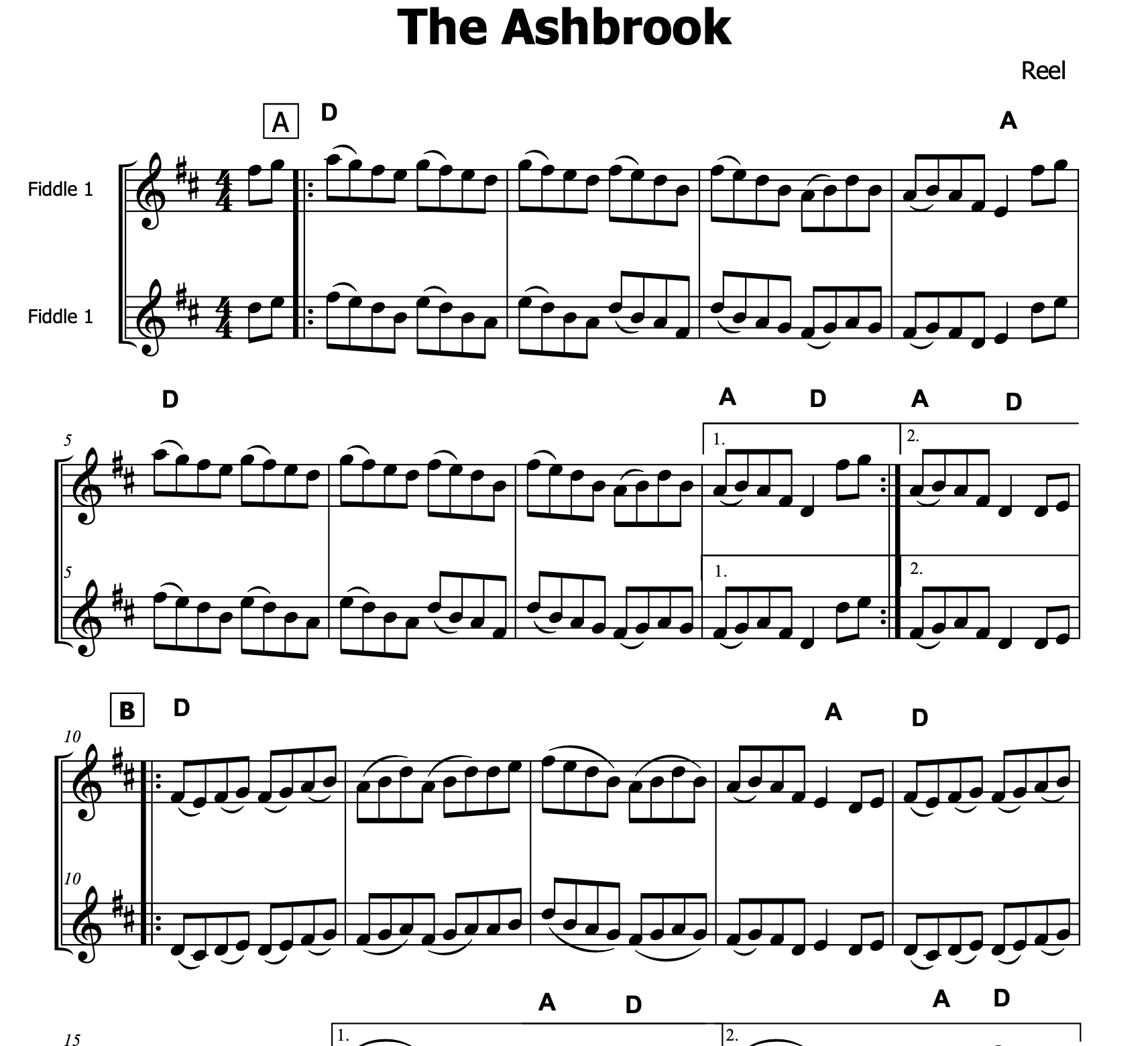 The Ashbrook sample 
